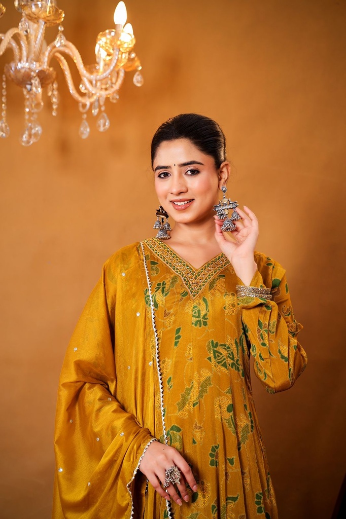 Chinon Anarkali Kurti Sets 4609