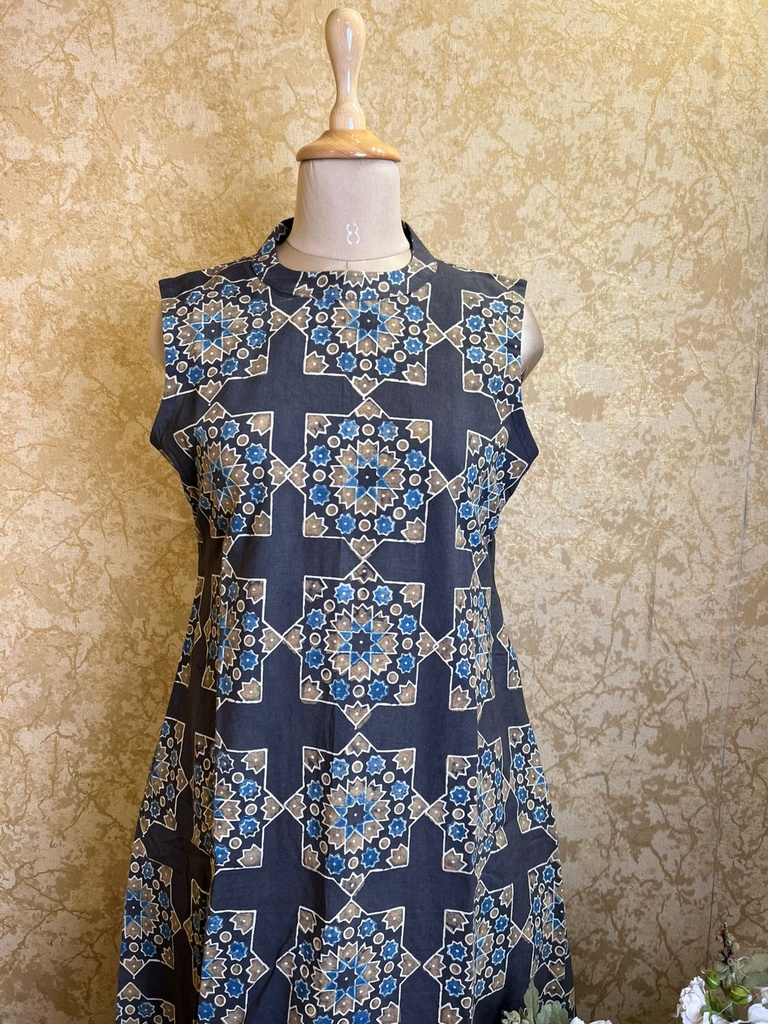 Ajrakh Cotton  Kurti Sets 5055