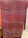Ajrakh Modal Silk Saree 5048