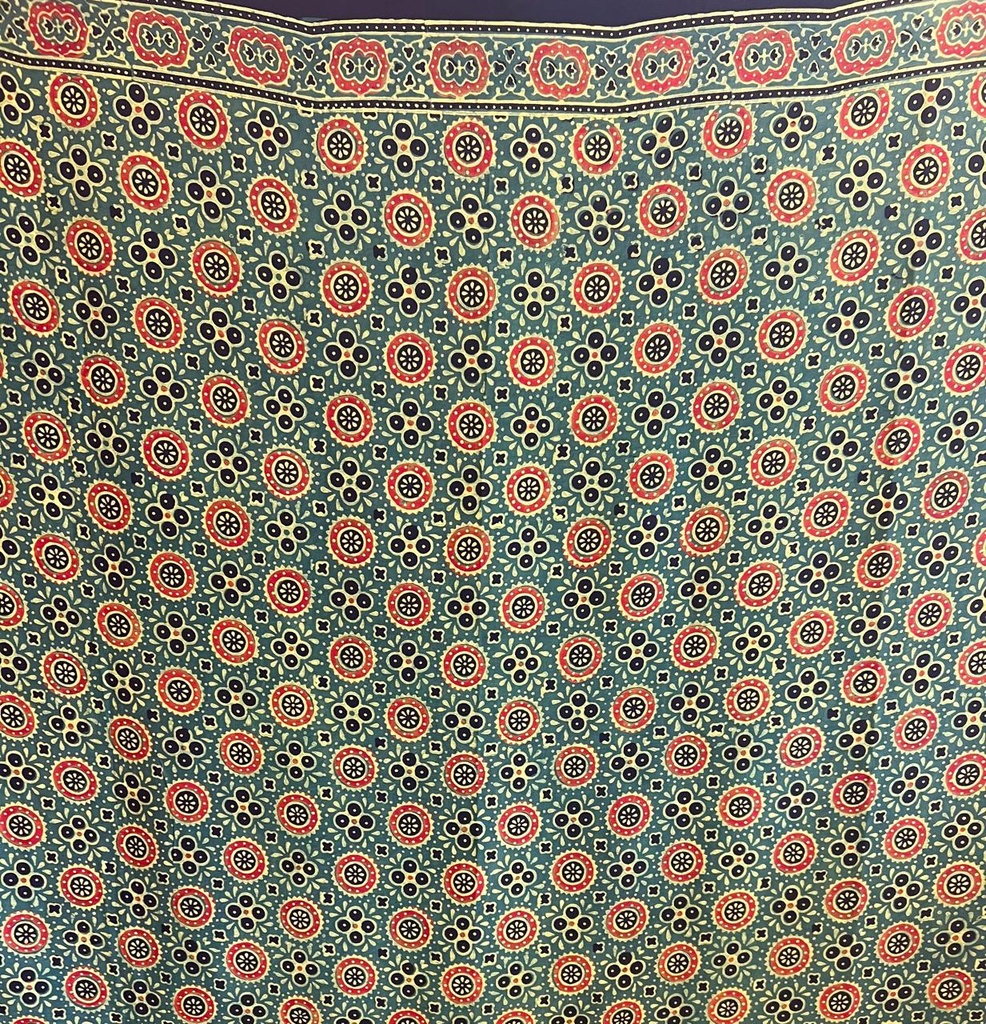 Premium Ajrakh Modal Silk Sarees 4243