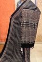 Ajrakh Modal Silk Sarees 4243
