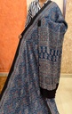 Premium Ajrakh Modal Silk Saree 5033