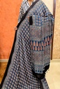 Premium Ajrakh Modal Silk Saree 5033