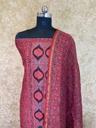 Ajrakh Chanderi Silk Cotton Top And Dupatta 4246