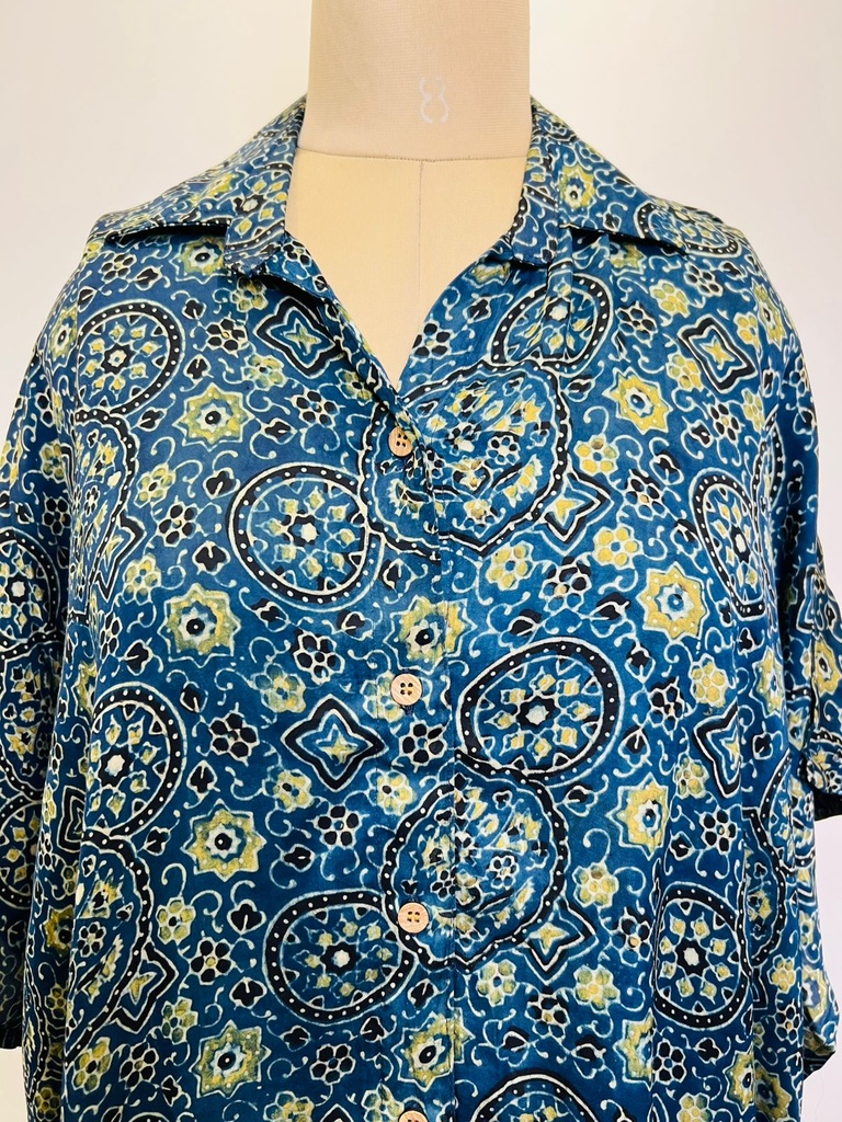 Ajrakh Shirt Kaftans 5015