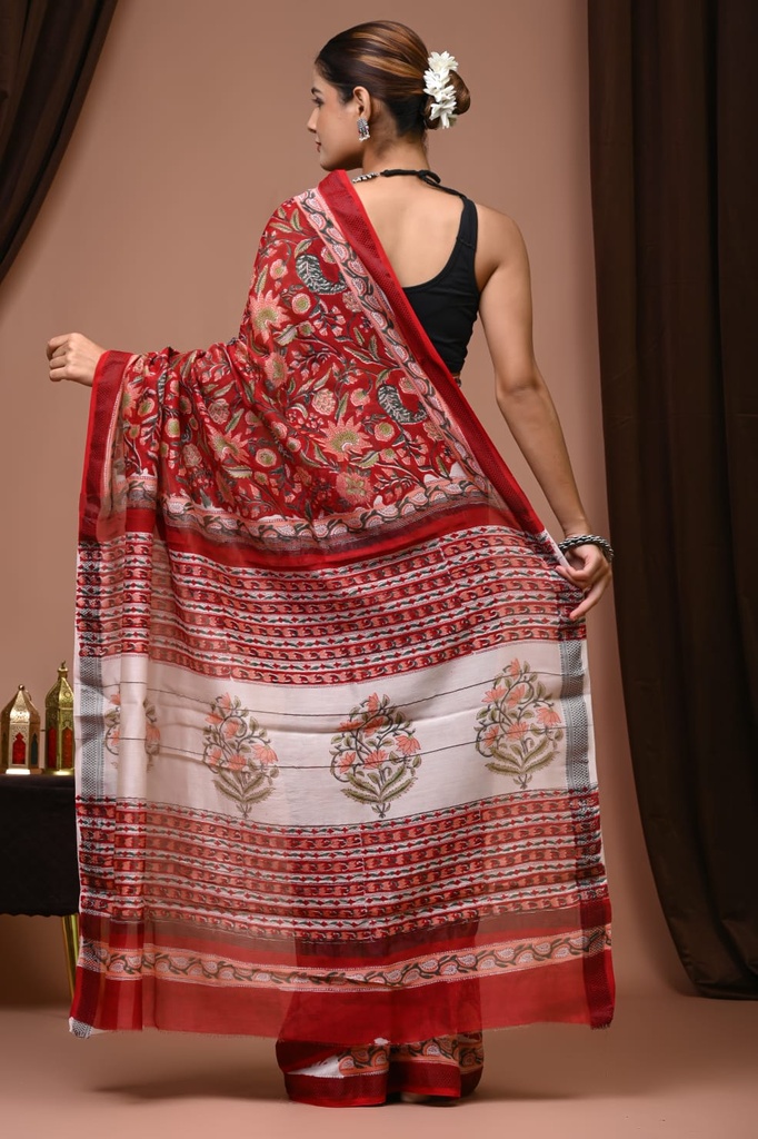 Maheshwari Silk Sarees 4552