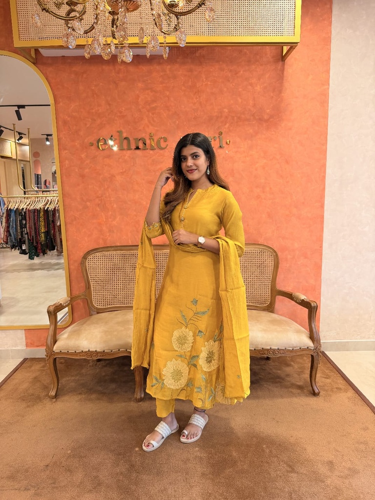 Mul Chanderi Kurti Sets 4609 