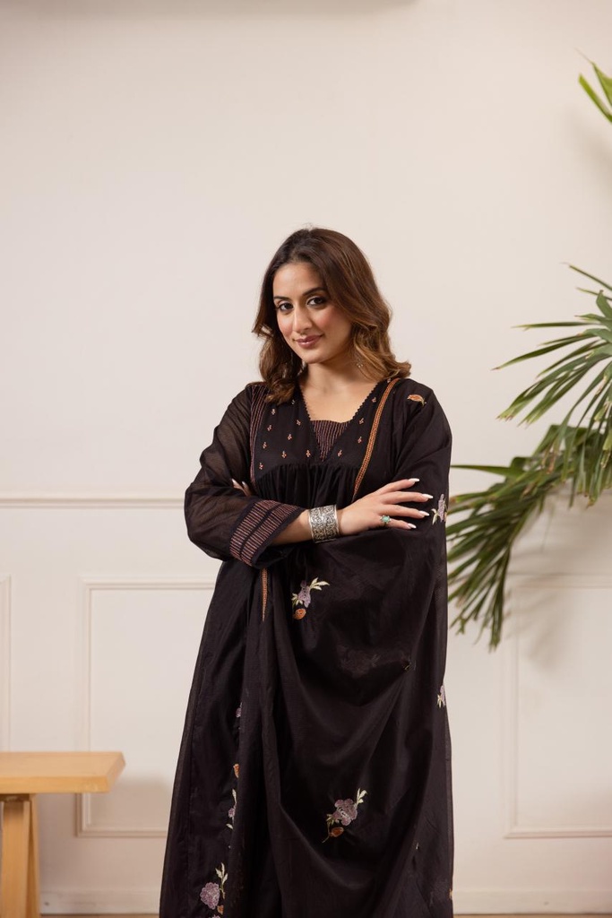 Premium Chanderi Cotton Kurti Sets 4609