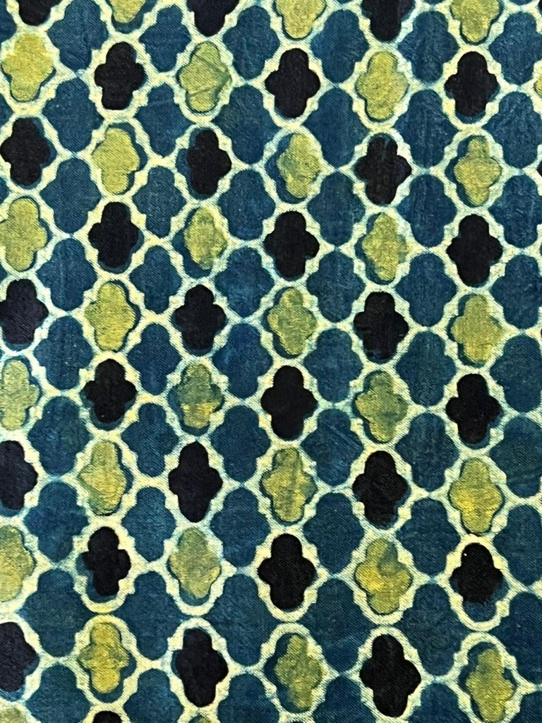 Ajrakh Mashru Fabric 4215