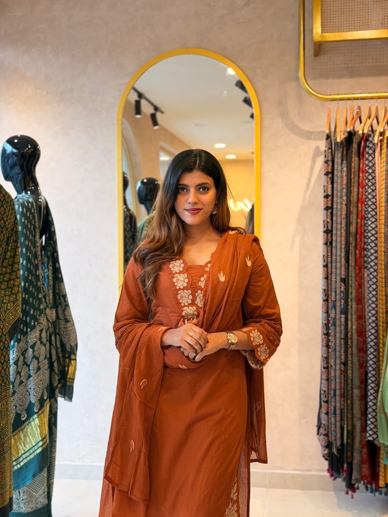 Premium Mul Cotton Kurti Sets 4609