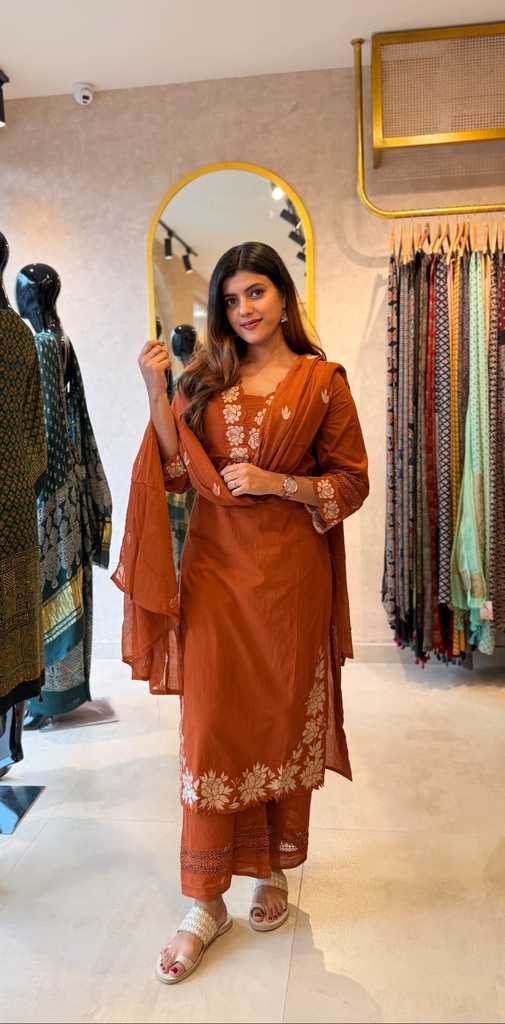 Premium Mul Cotton Kurti Sets 4609