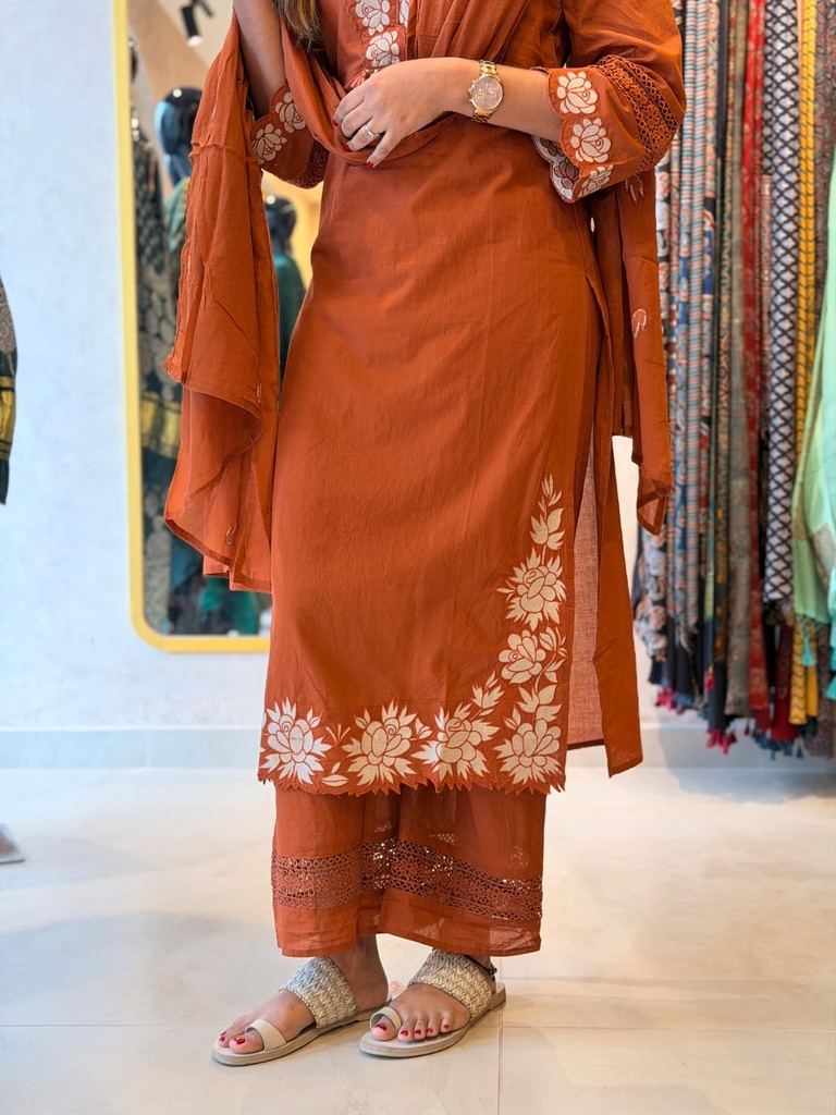 Premium Mul Cotton Kurti Sets 4609