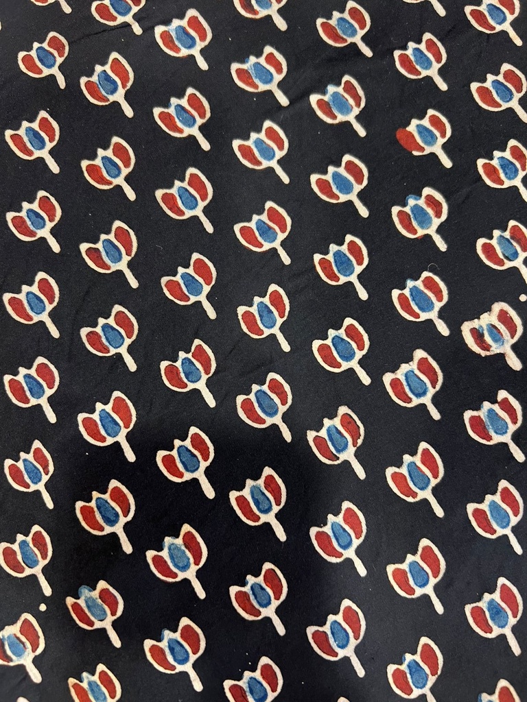 Ajrakh Modal Silk Fabric 5016