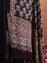 Ajrakh Mirror work  Silk Dupatta 5035 