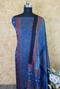 Ajrakh Modal Silk Top and Dupatta Set 5048