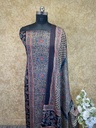 Ajrakh Modal Silk Top and Dupatta Set 5048