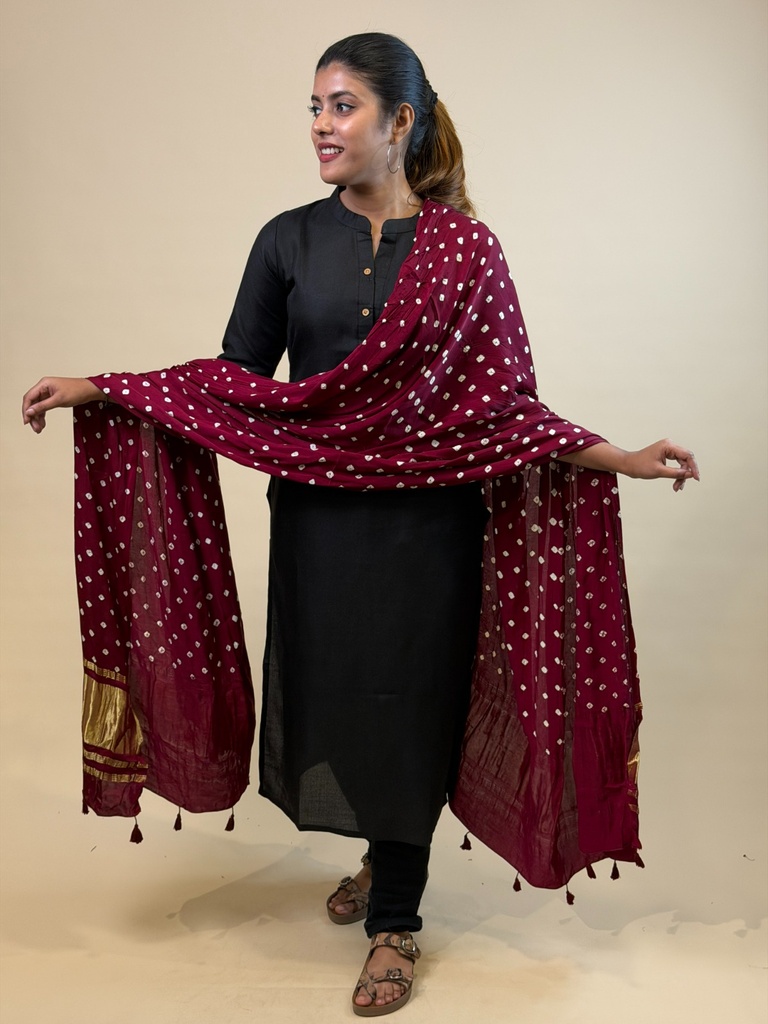 Bandhani Modal Dupatta 4564