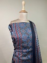Ajrakh Modal Silk Top and Dupatta Set 5048