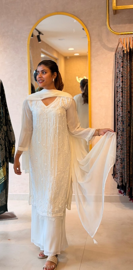 Premium Georgette Kurti Set 4609