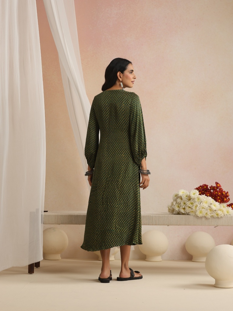 Premium Modal Silk Dress 5053