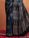 Designer Ajrakh Modal Saree