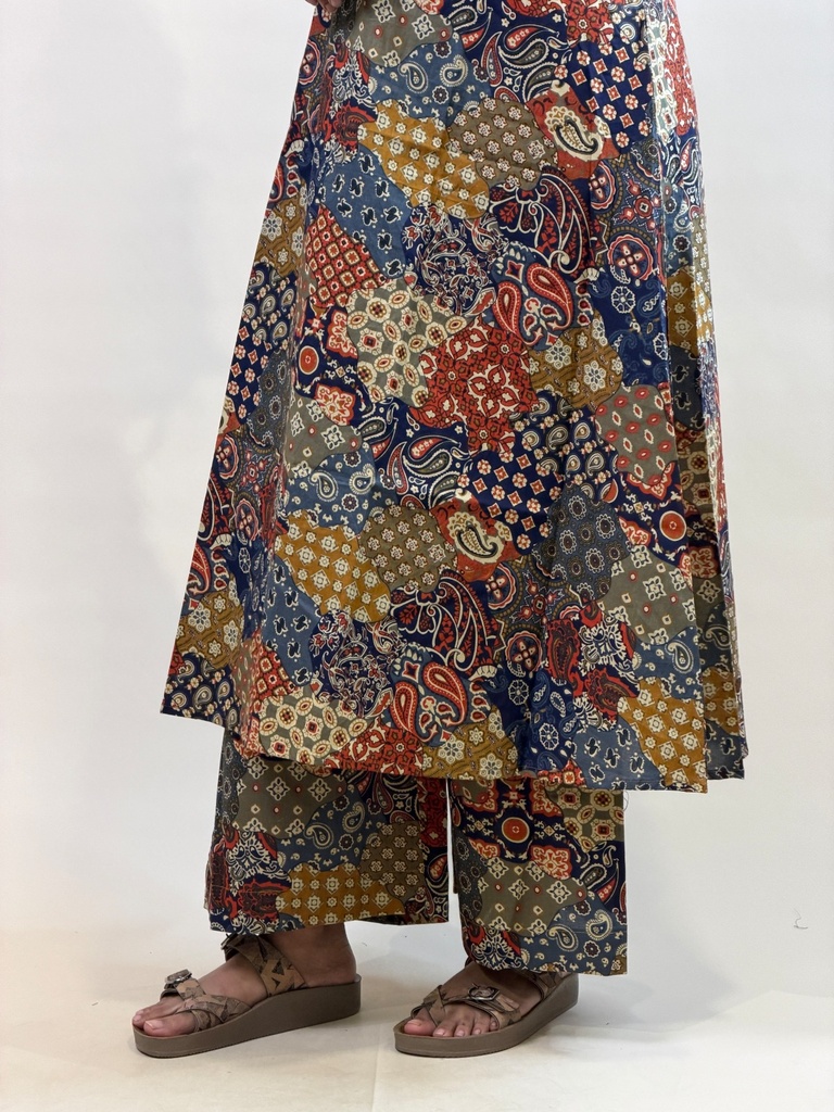 Block Printed  Cotton Coord Sets 5046