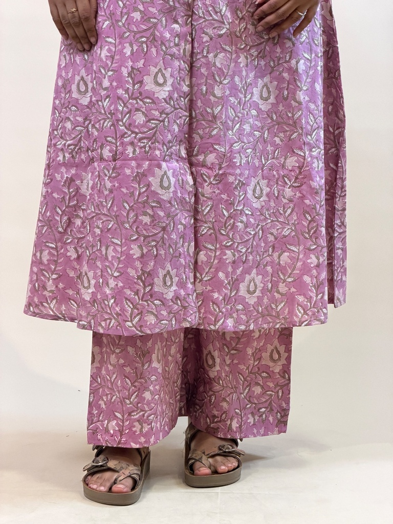 Block Printed  Cotton Coord Sets 5046