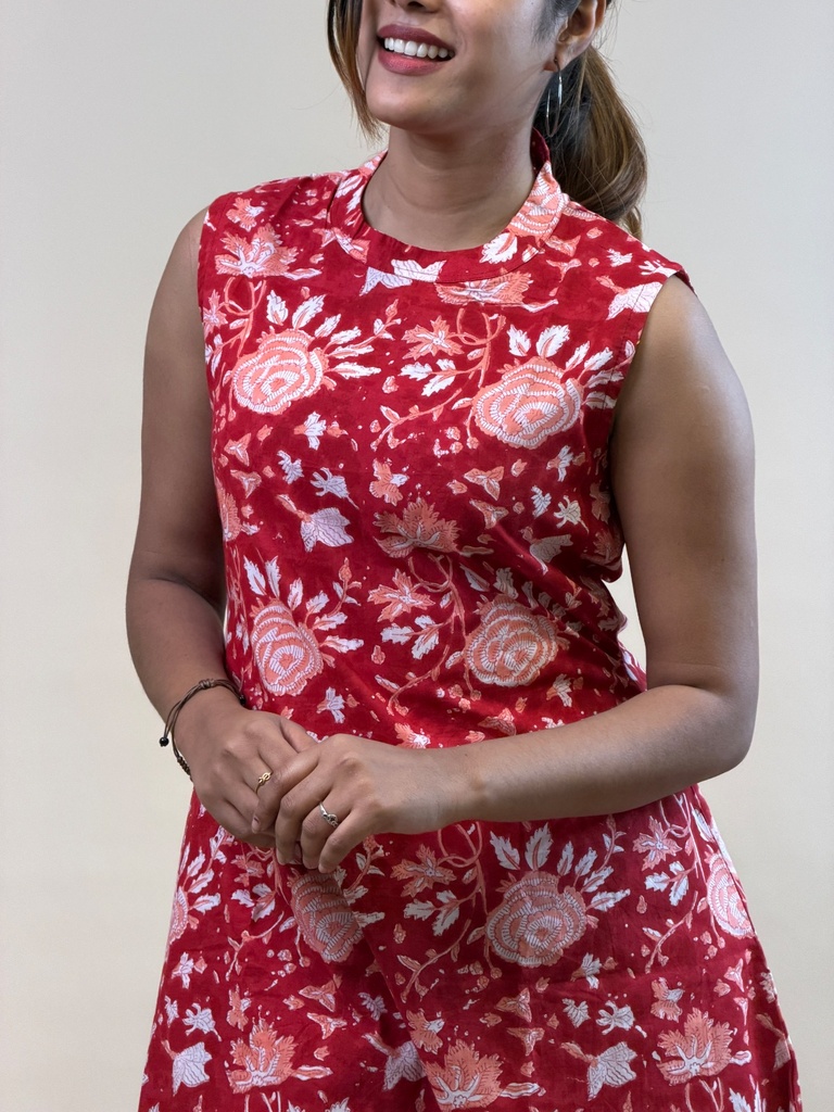 Block Printed  Cotton Coord Sets 5046