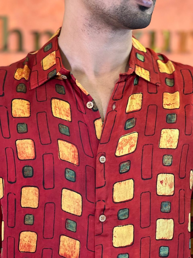 Ajrakh Mens Shirts 5049