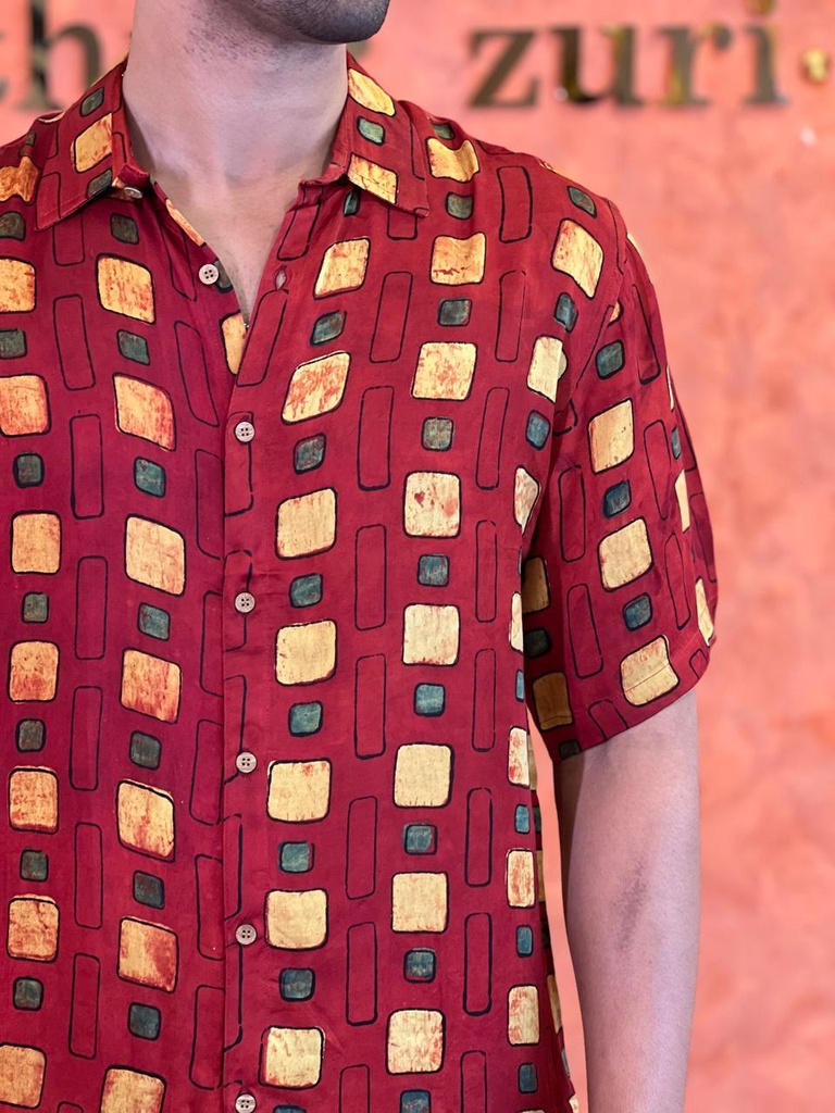 Ajrakh Mens Shirts 5049