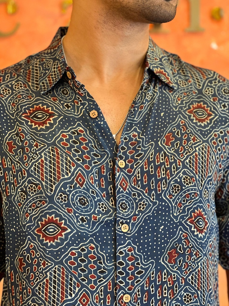 Ajrakh Mens Shirts 5049