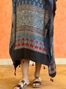 Ajrakh Silk Kaftan 4801