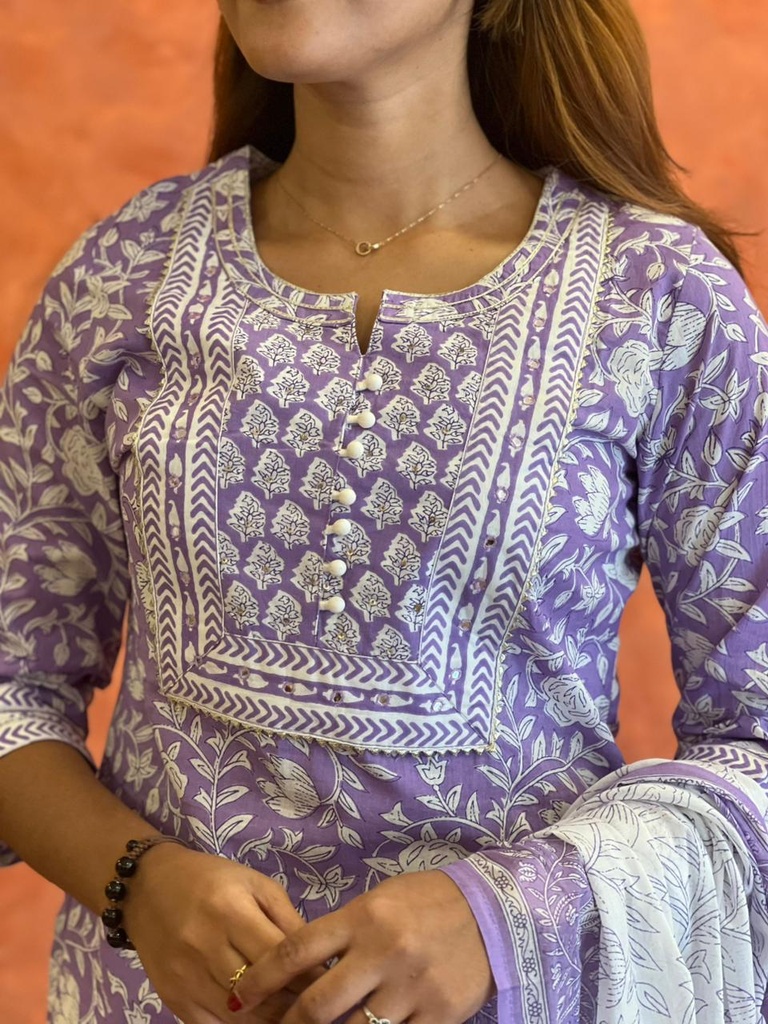 Premium Cotton  Kurti Sets 5609