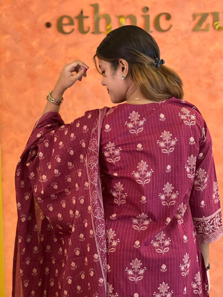 Premium Cotton  Kurti Sets 5609