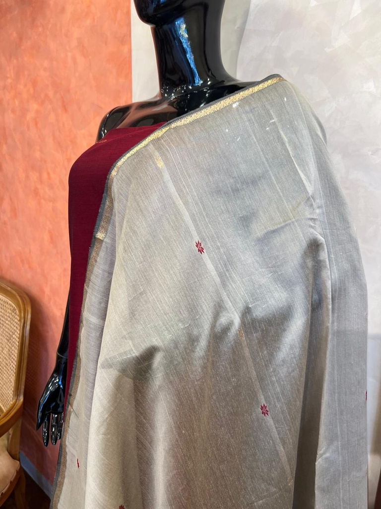 Maheshwari Silk Cotton Suits 5025