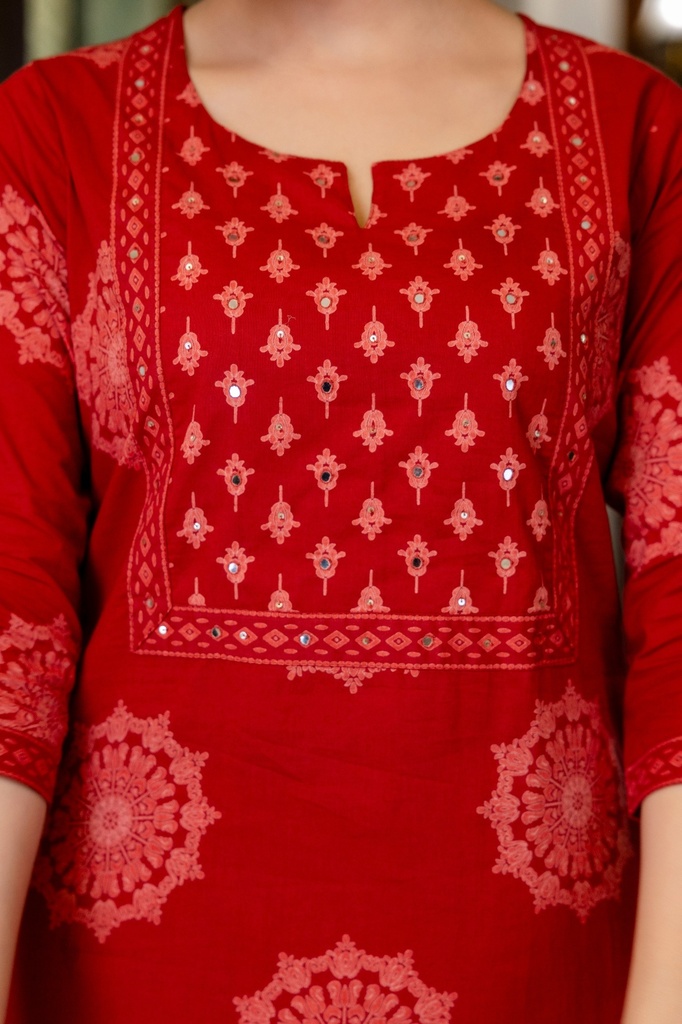 Cotton Kurti Sets 5043