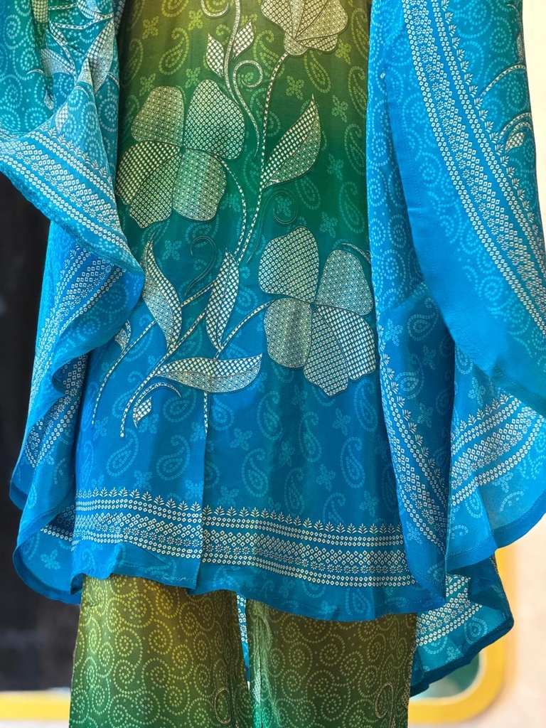 Crepe Silk Kaftans 5028