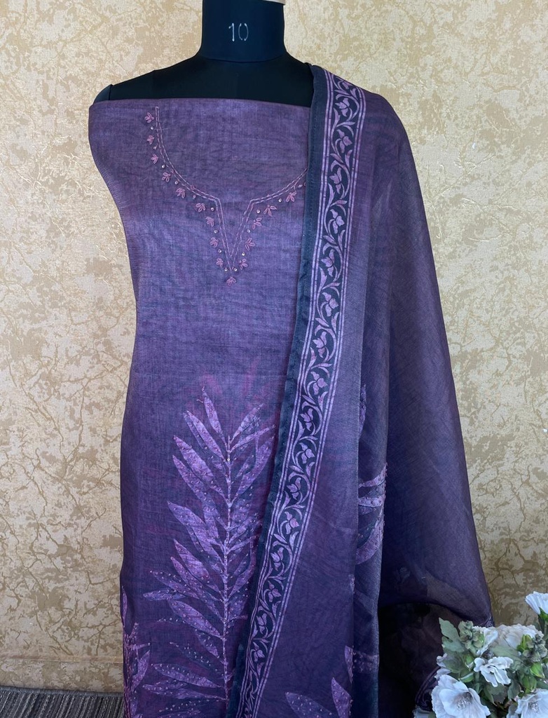 Tissue Silk Suit 4563