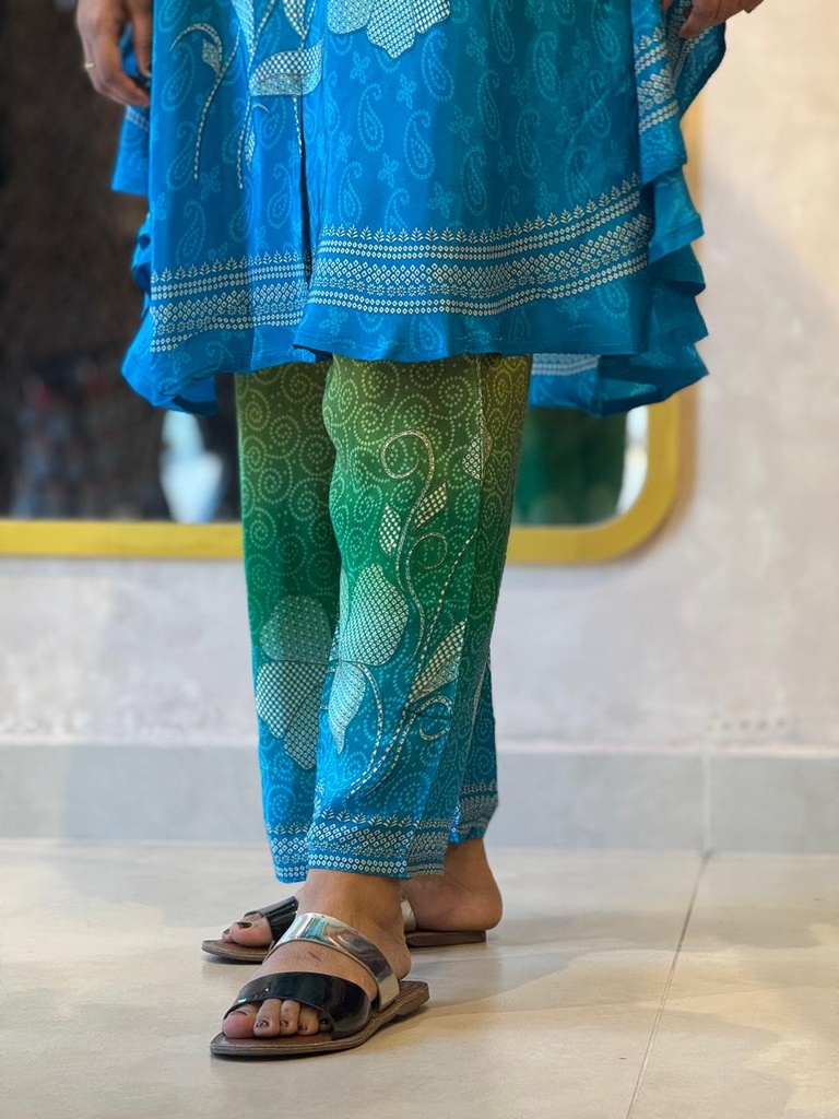 Crepe Silk Kaftans 5028