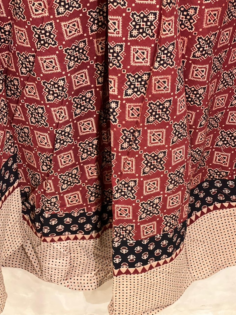 Ajrakh Cotton Skirts 4556