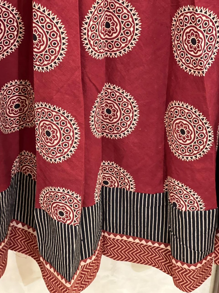 Ajrakh Cotton Skirts 4556