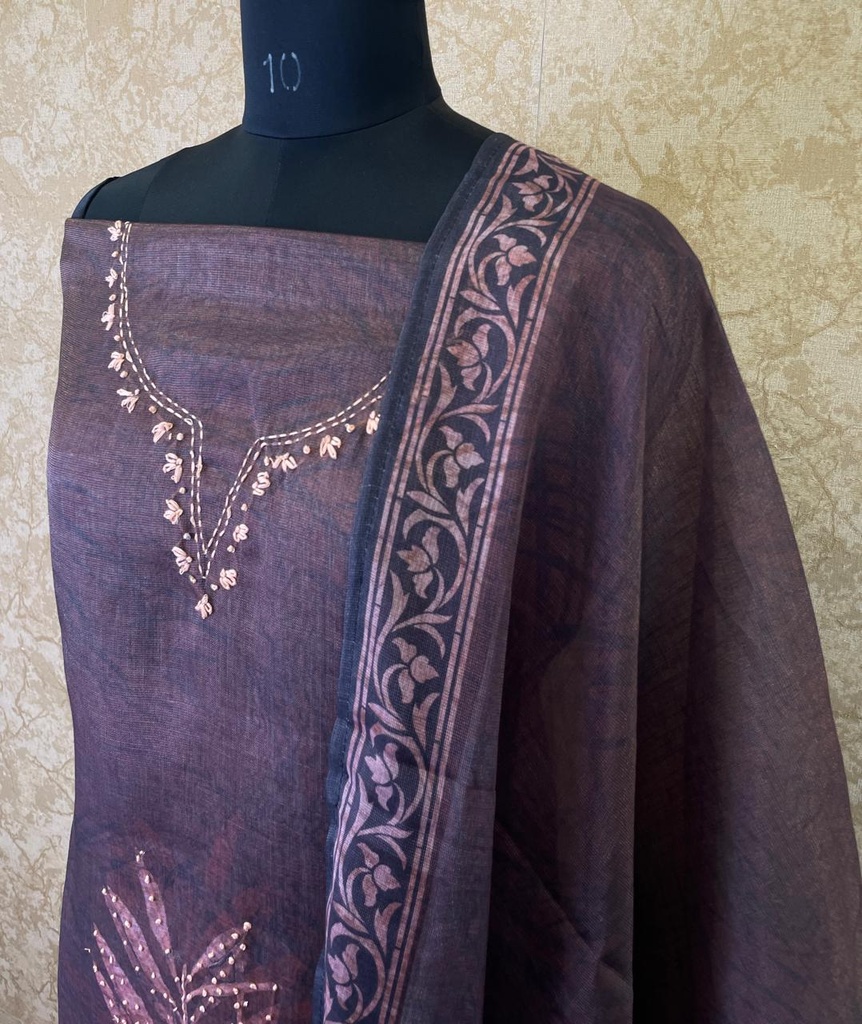 Tissue Silk Suit 4563