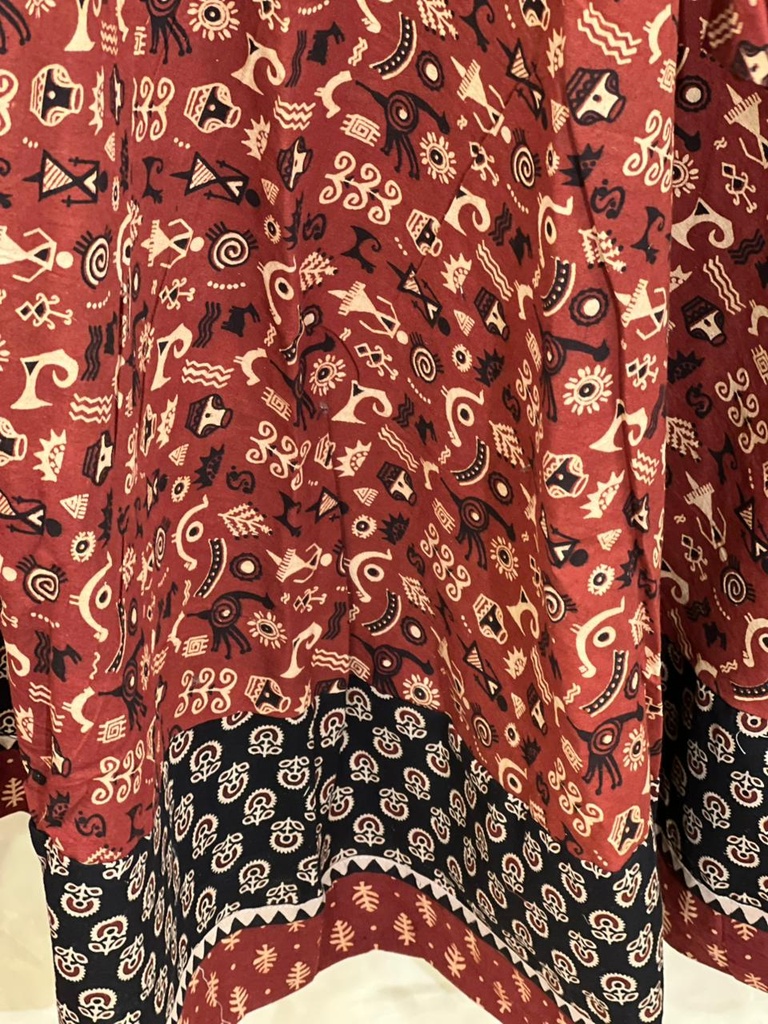 Ajrakh Cotton Skirts 4556