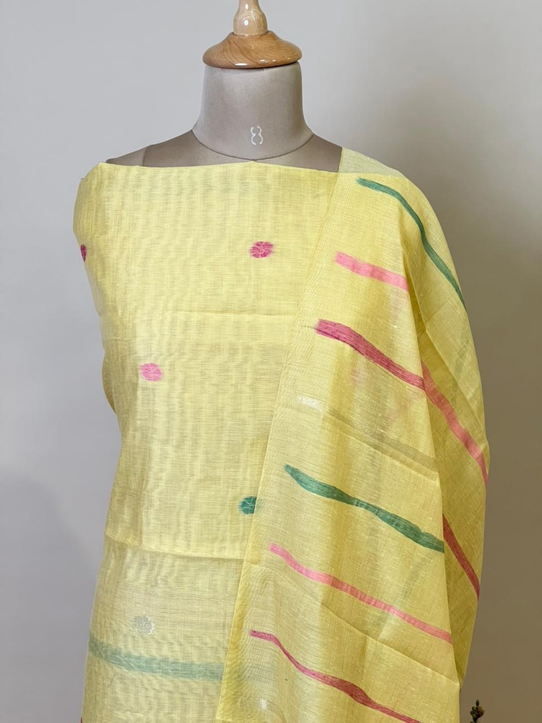 Jamdani Suits 5013 Yellow