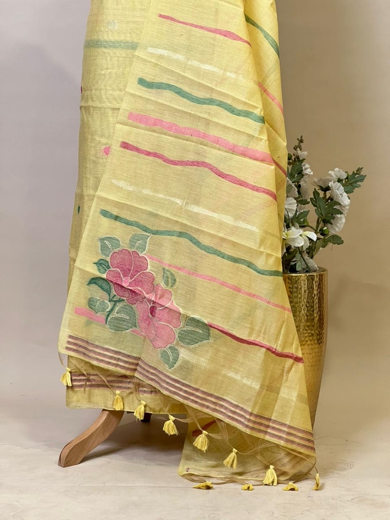 Jamdani Suits 5013 Yellow