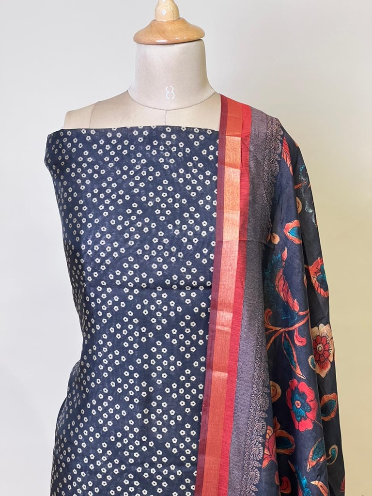 Maheshwari Silk Suits 5025 Black