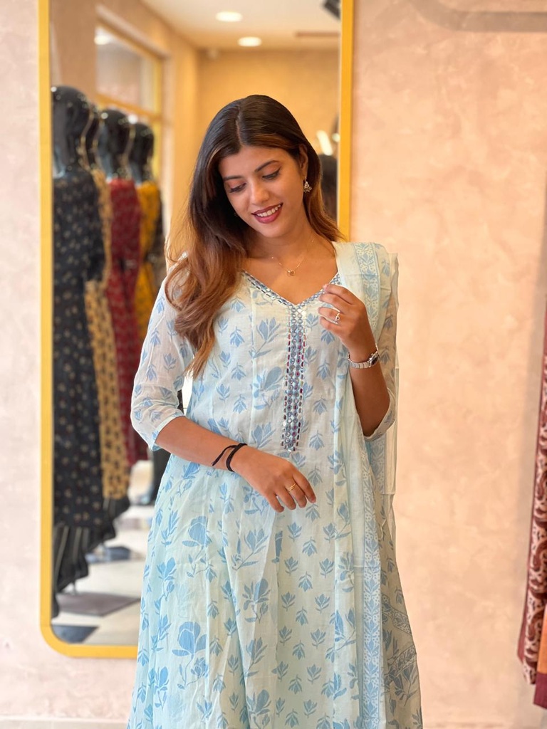 Cotton Kurti Sets 5046