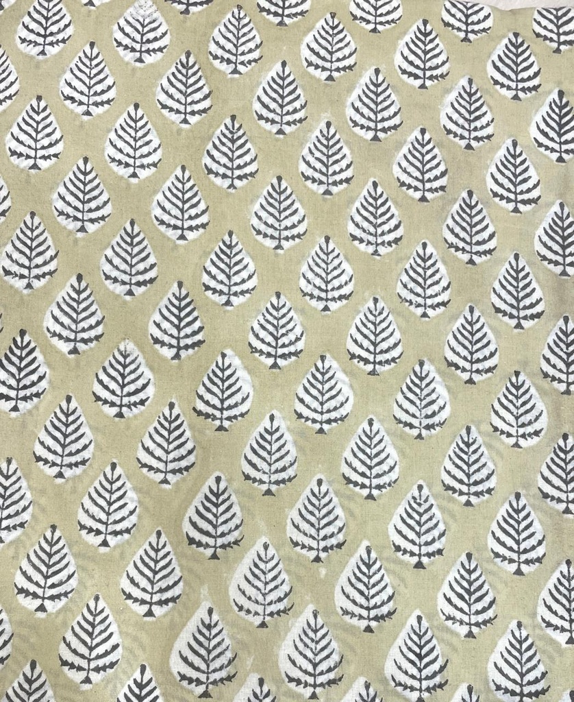 Bagru HandBlock Printed Cotton fabric 5023 