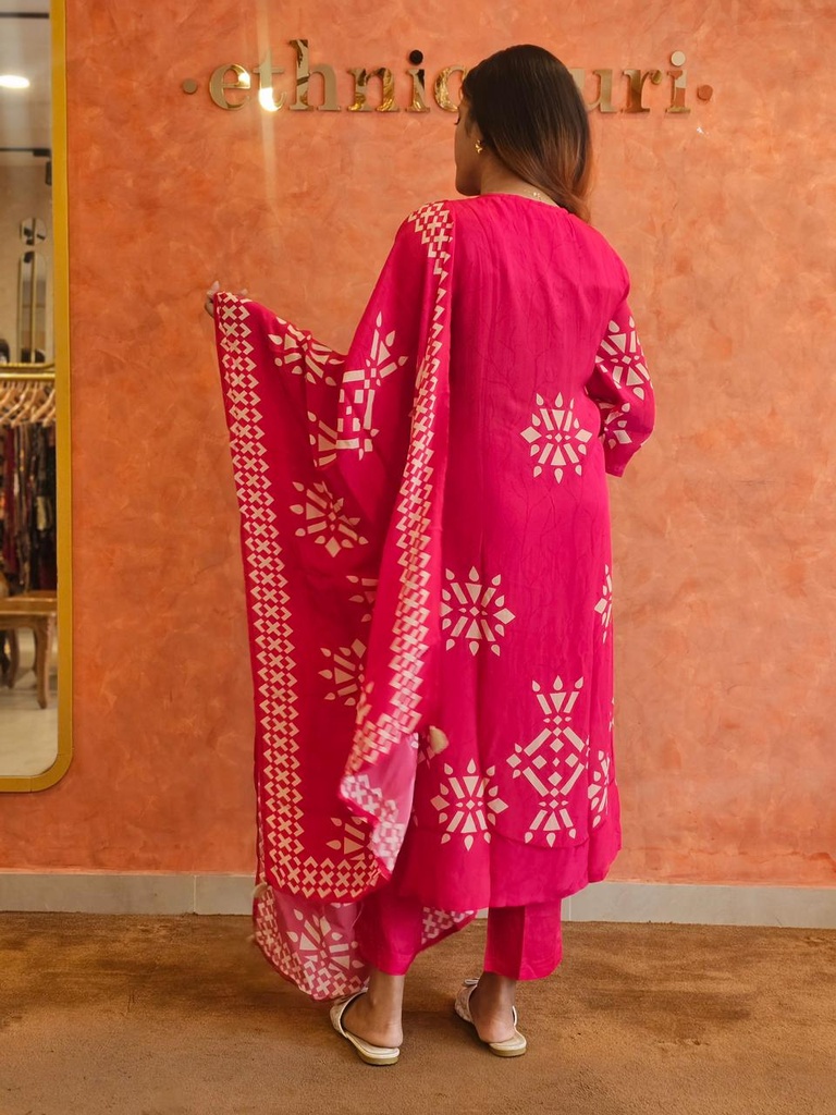 Crepe Silk Kurti Sets 5056