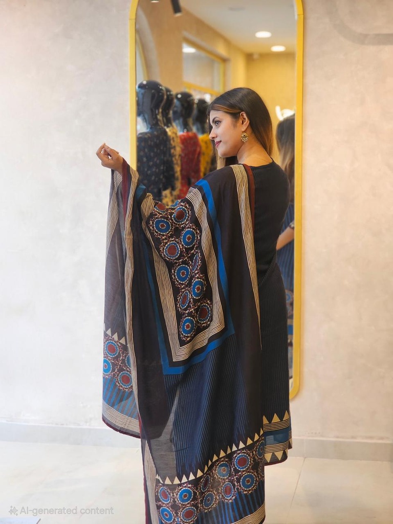 Crepe Silk Kurti Sets 5046